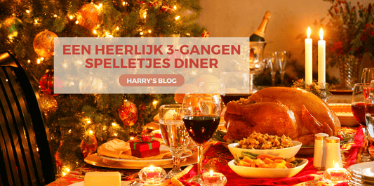 Een heerlijk 3-gangen spelletjes diner