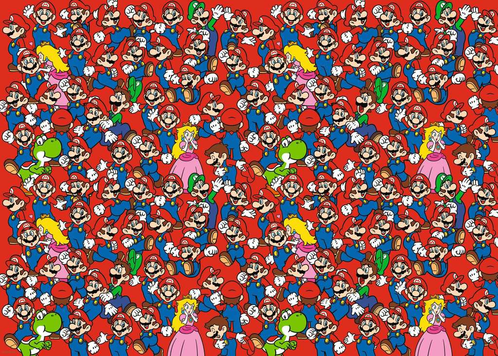 Challenge Super Mario, 1000 stukjes - Puzzel