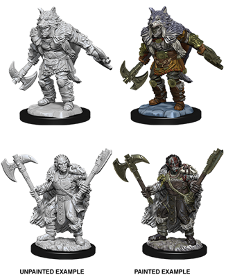 Dungeons and Dragons: Nolzur's Marvelous Miniatures - Male Half-Orc Barbarian