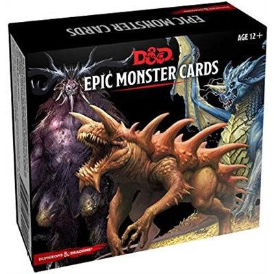 D&D Monster Cards - Epic Monsters (77 cards) - EN