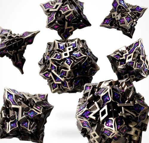 Arcane Alloy Metal RPG Dice Set
