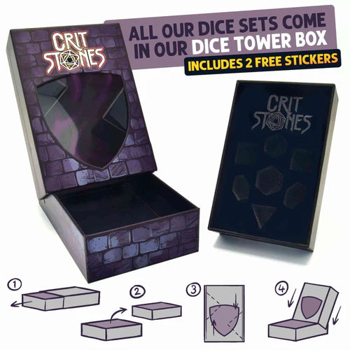Fey Mist Liquid Core RPG Dice Set