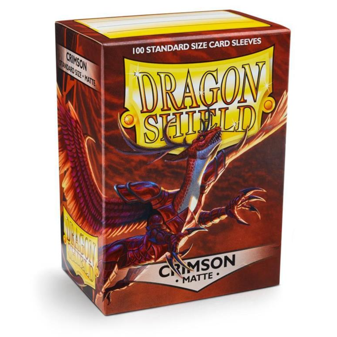 Dragon Shield Matte Sleeves – Crimson – 100 stuks