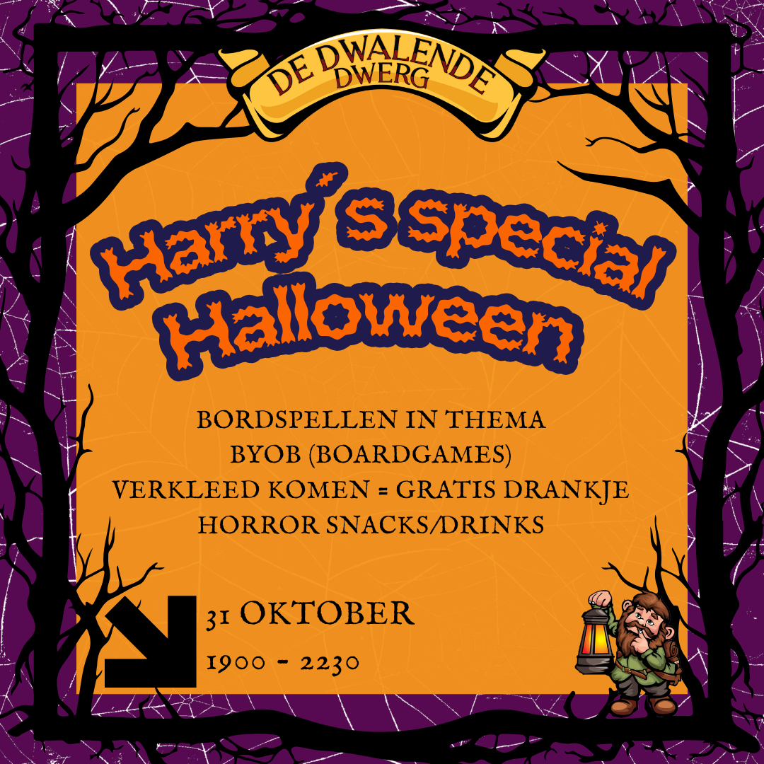 Halloween Game Night 2026 | 31 oktober 19u