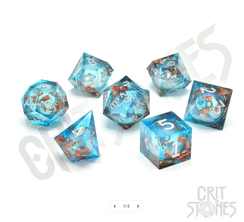 Flux Fortune Liquid Core RPG Dice Set