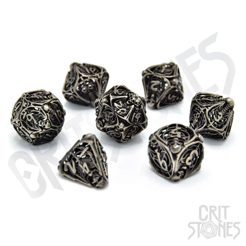 Soulreaper Hollow Metal RPG Dice Set