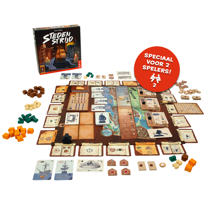 Stedenstrijd - Bordspel (NL)