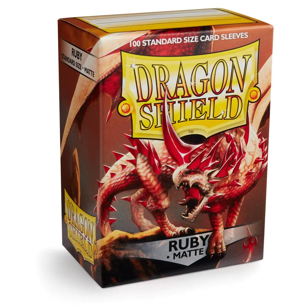 Dragon Shield Matte Sleeves – Ruby – 100 stuks