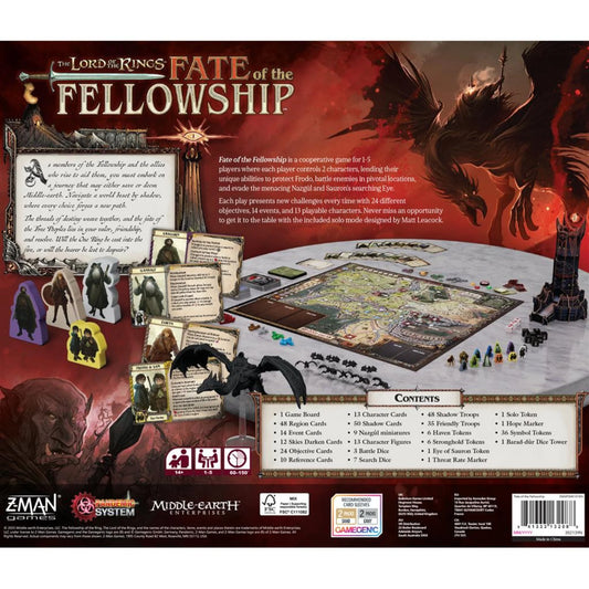 LOTR Fate of the Fellowship: Pandemic System Game - Bordspel (EN)