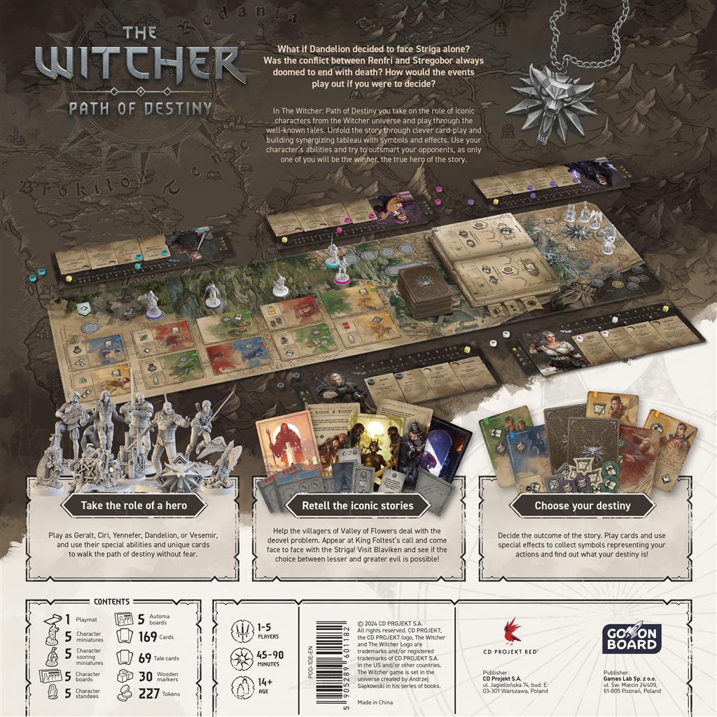 The Witcher Path of Destiny - Bordspel (EN)