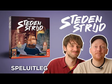Stedenstrijd - Bordspel (NL)