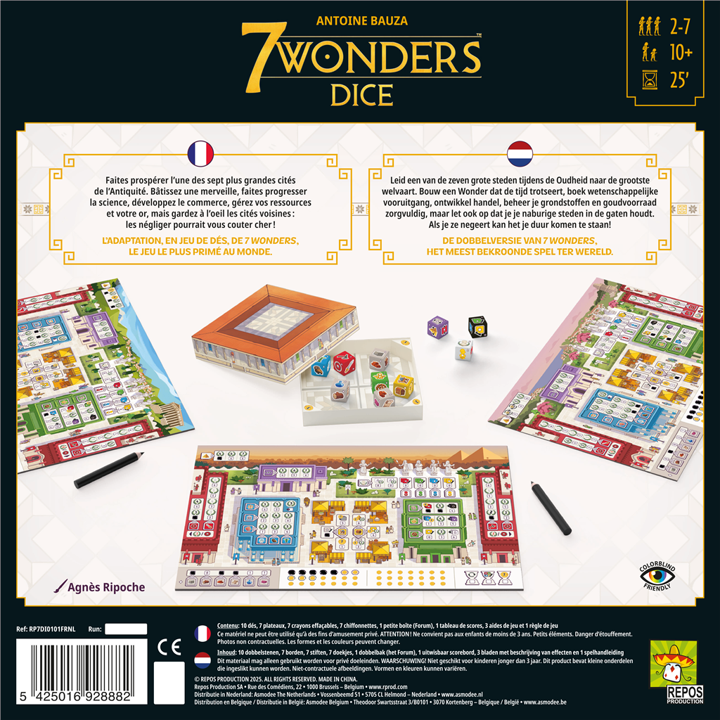 7 Wonders Dice - Dobbelspel (NL)