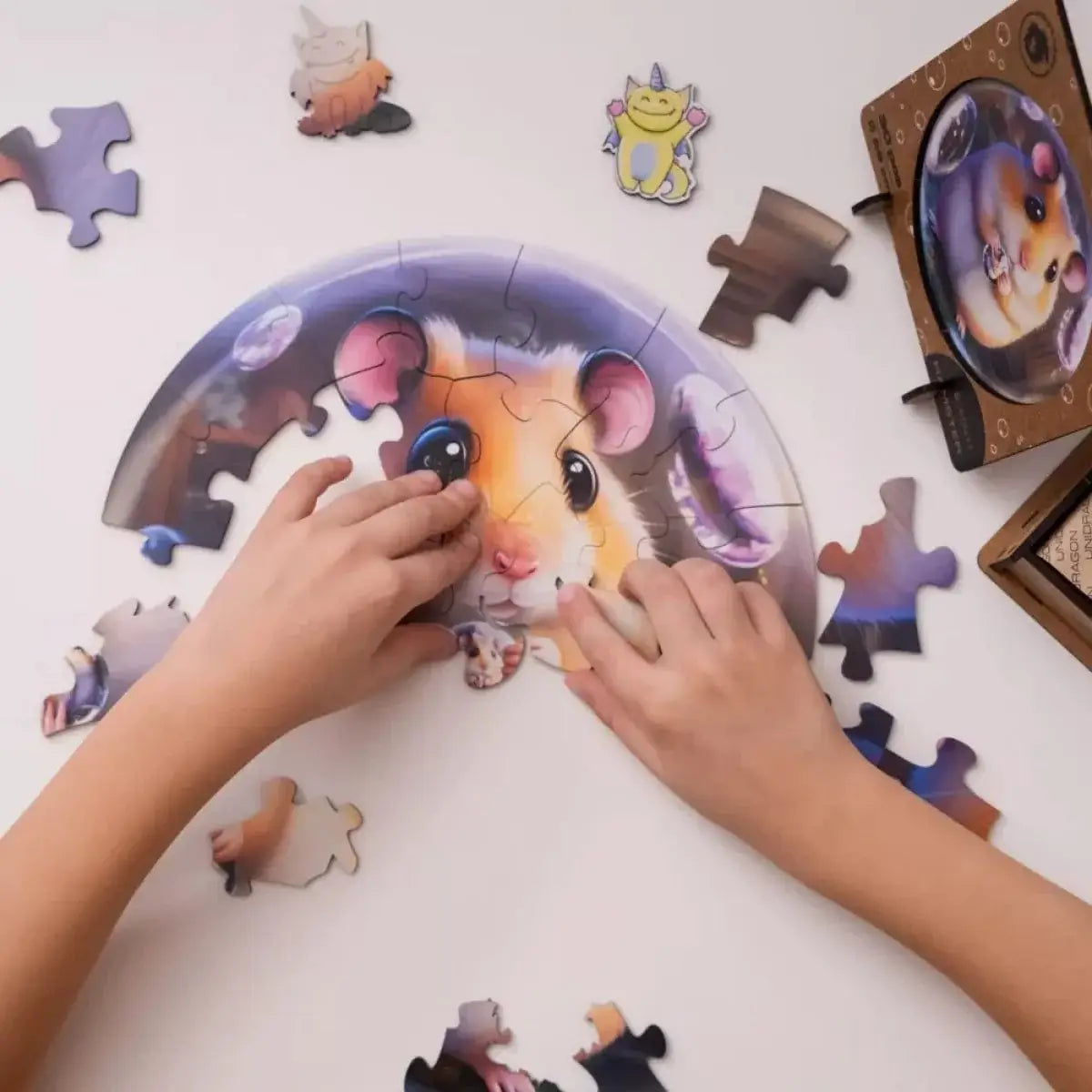 Unidragon Wooden Puzzel Bubblezz Hamster