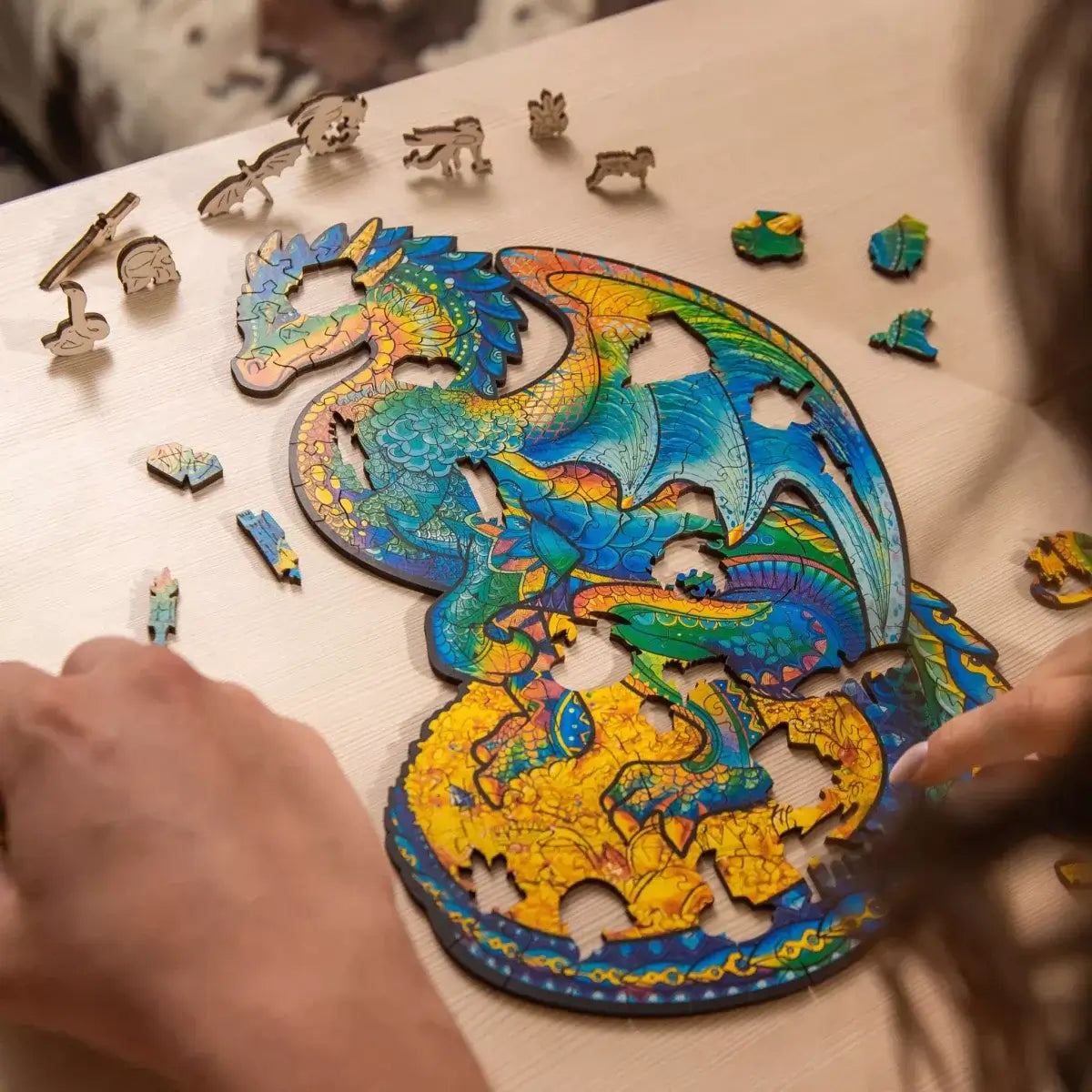 Unidragon Wooden Puzzel Guarding Dragon