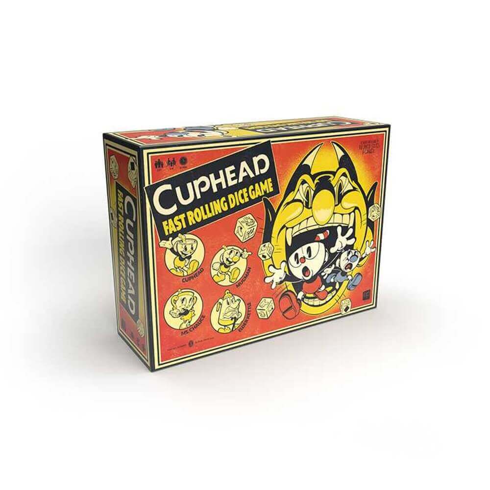 Cuphead Fast Rolling - Bordspel