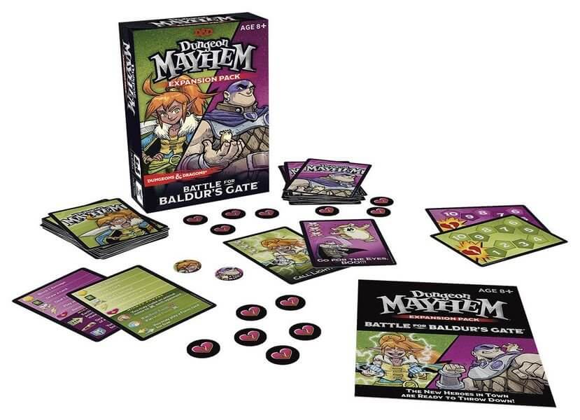 Dungeon Mayhem Battle for Baldur's Gate - Kaartspel