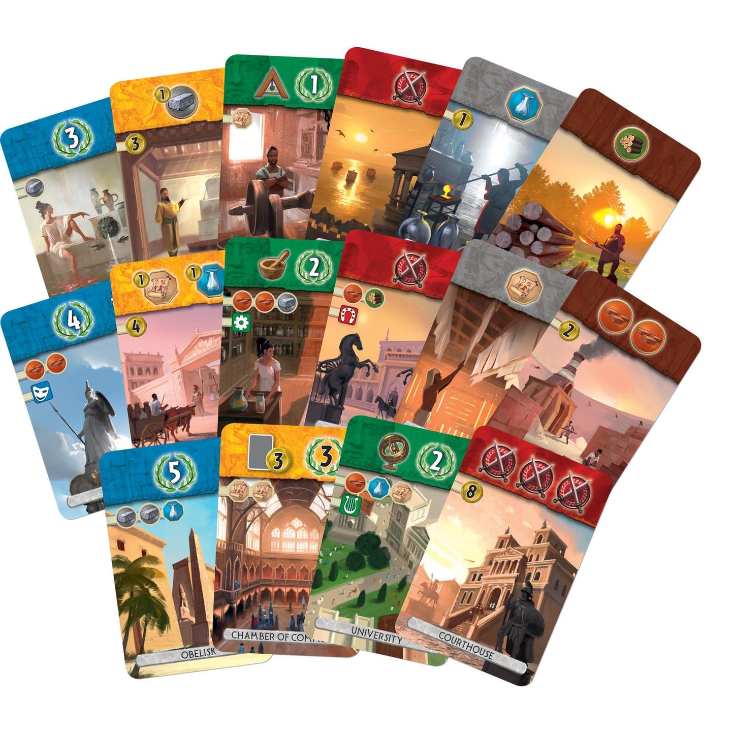 7 Wonders Duel - Bordspel