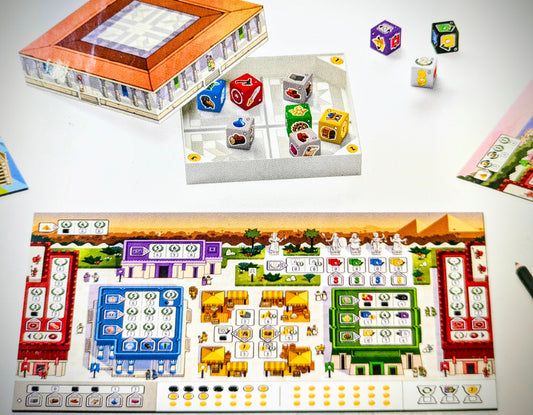 Review: 7 Wonders Dice – "Grootse sfeer in een vlot jasje" (Door Harry de Dwerg)
