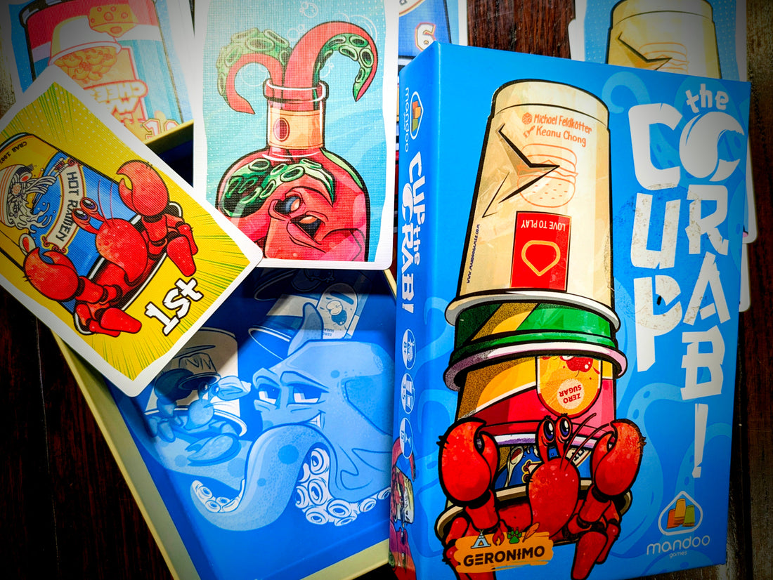 Review: Cup the Crab - "Een vlot en vermakelijk kaartspel voor tussendoor!" (Door Harry de Dwerg)