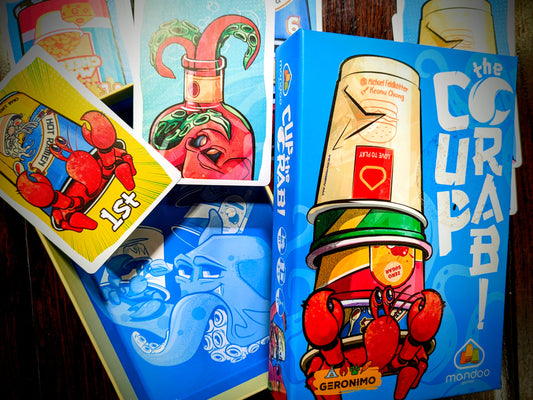 Review: Cup the Crab - "Een vlot en vermakelijk kaartspel voor tussendoor!" (Door Harry de Dwerg)
