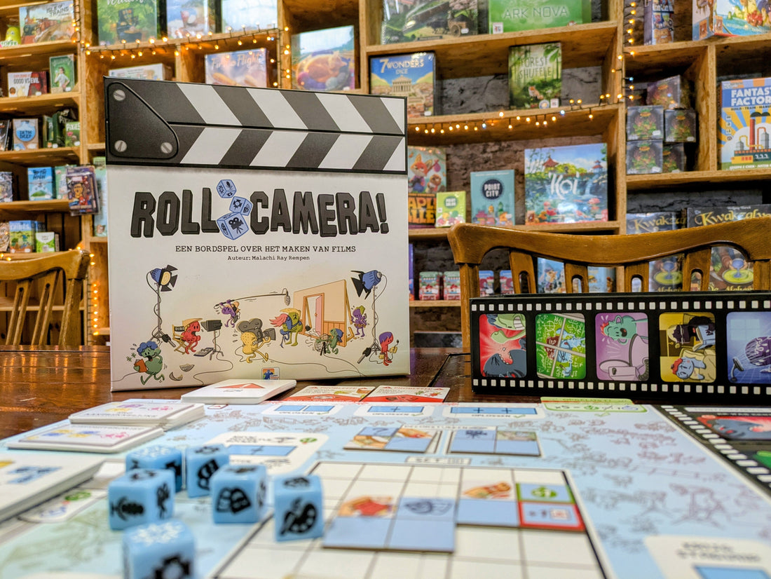 Review: Roll Camera - "Een uitdagend coöperatief bordspel over films maken" (Door Harry de Dwerg)