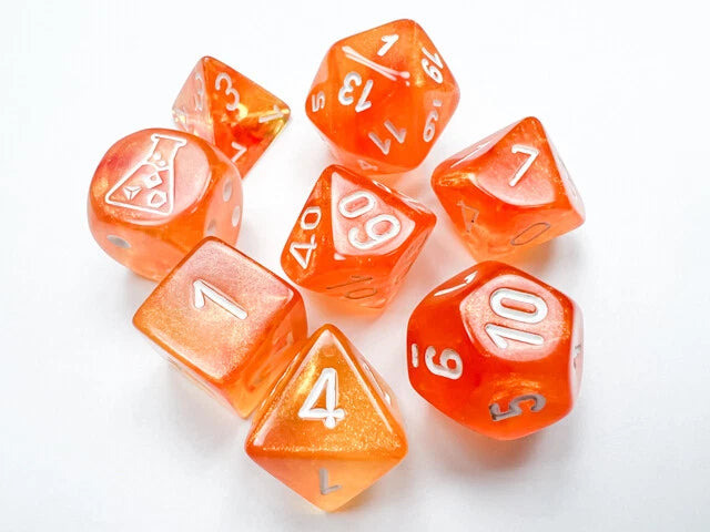 Chessex Lab Dice Polyhedral 7-Dice Set (with bonus die)