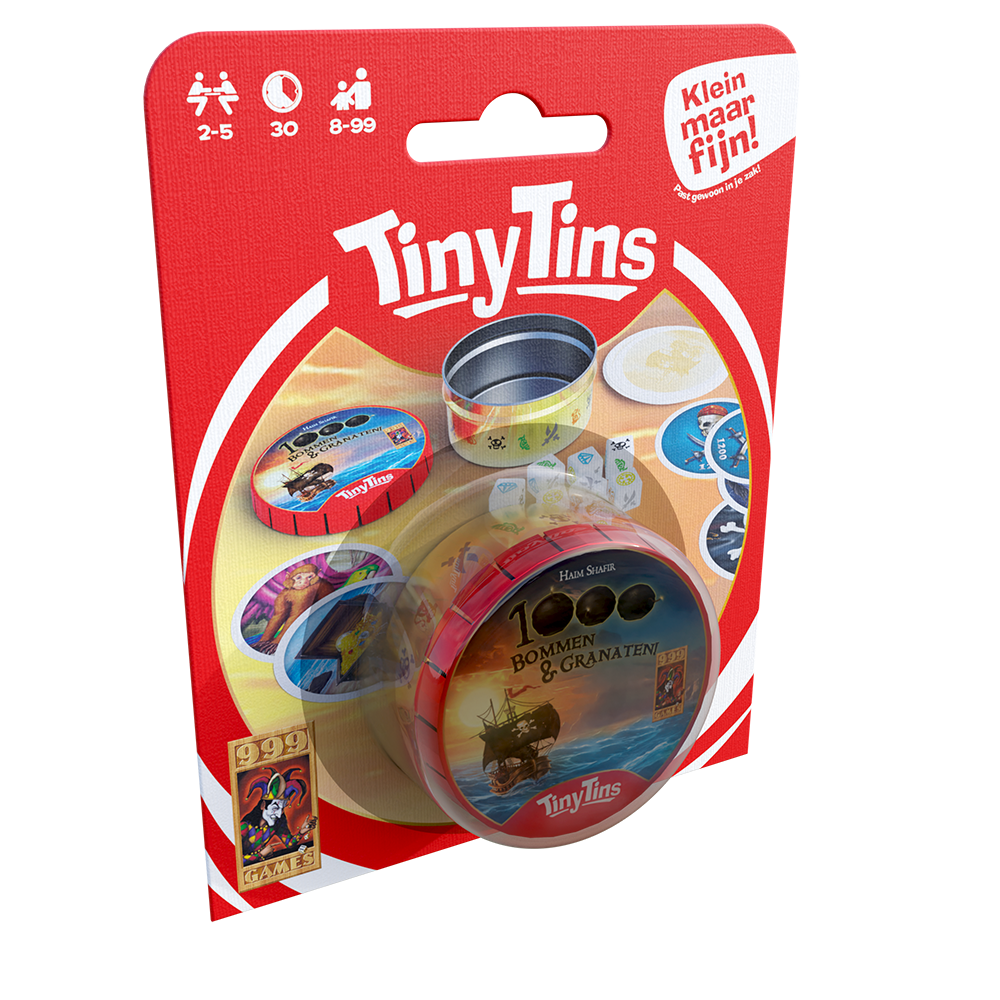 Tiny Tins: 1000 Bommen en Granaten - Dobbelspel