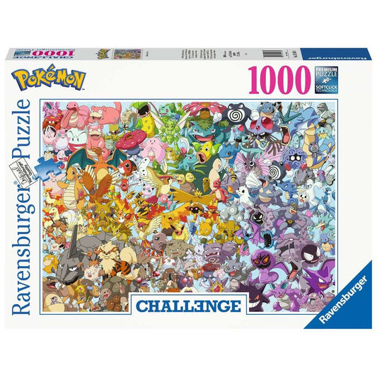 Challenge Pokémon, 1000 stukjes - Puzzel