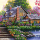 Romantische Cottage, 1000 stukjes - Puzzel