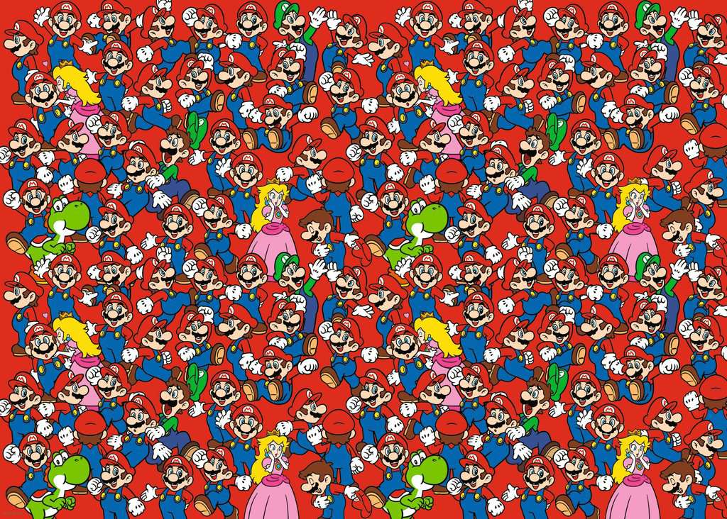 Challenge Super Mario, 1000 stukjes - Puzzel