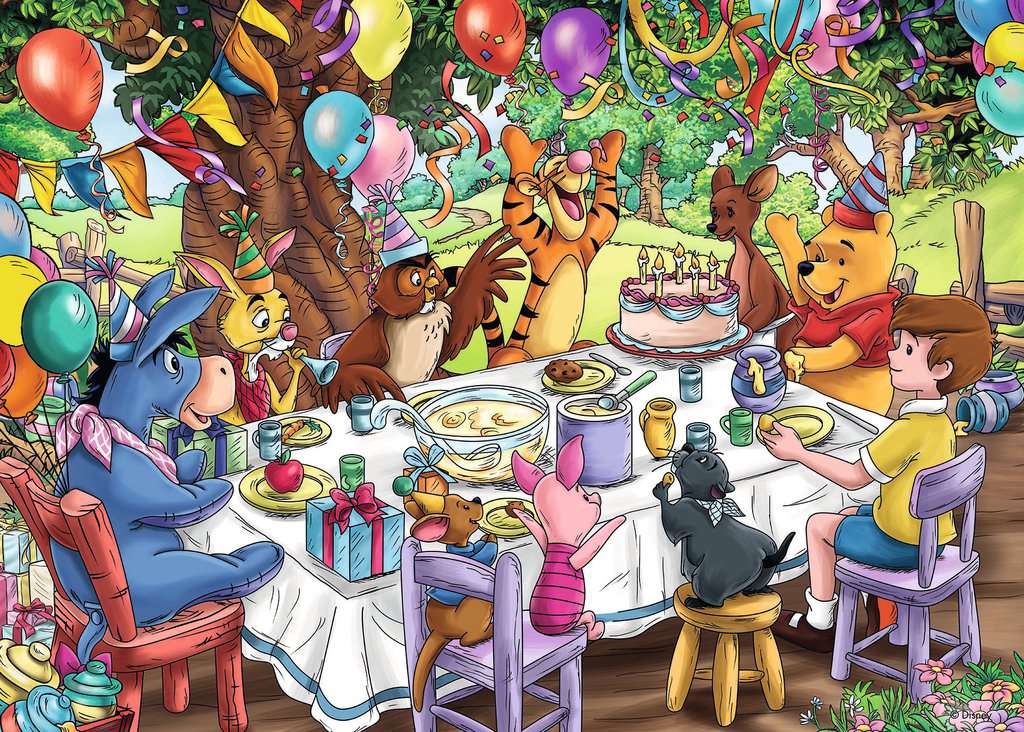 Disney Winnie de Poeh, 1000 stukjes - Puzzel