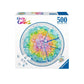 Round puzzle Circle of Color Rainbow Cake, 500 stukjes - Puzzel