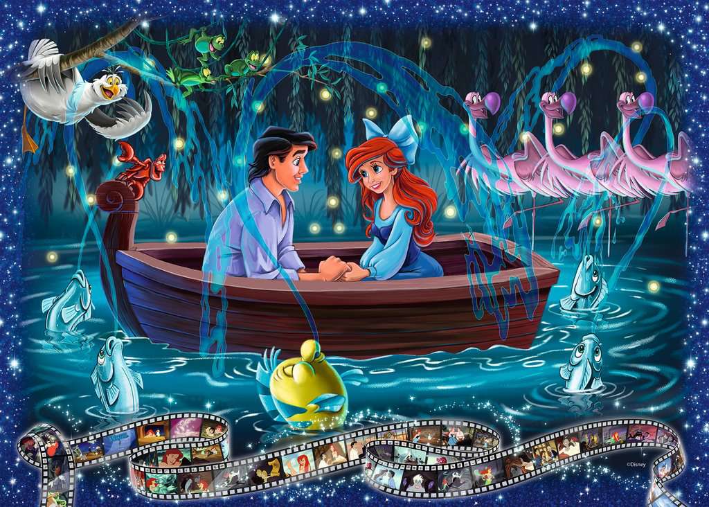 Disney De Kleine Zeemeermin, 1000 stukjes - Puzzel