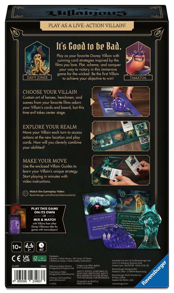 Villainous Expansion 7: Treacherous Tides