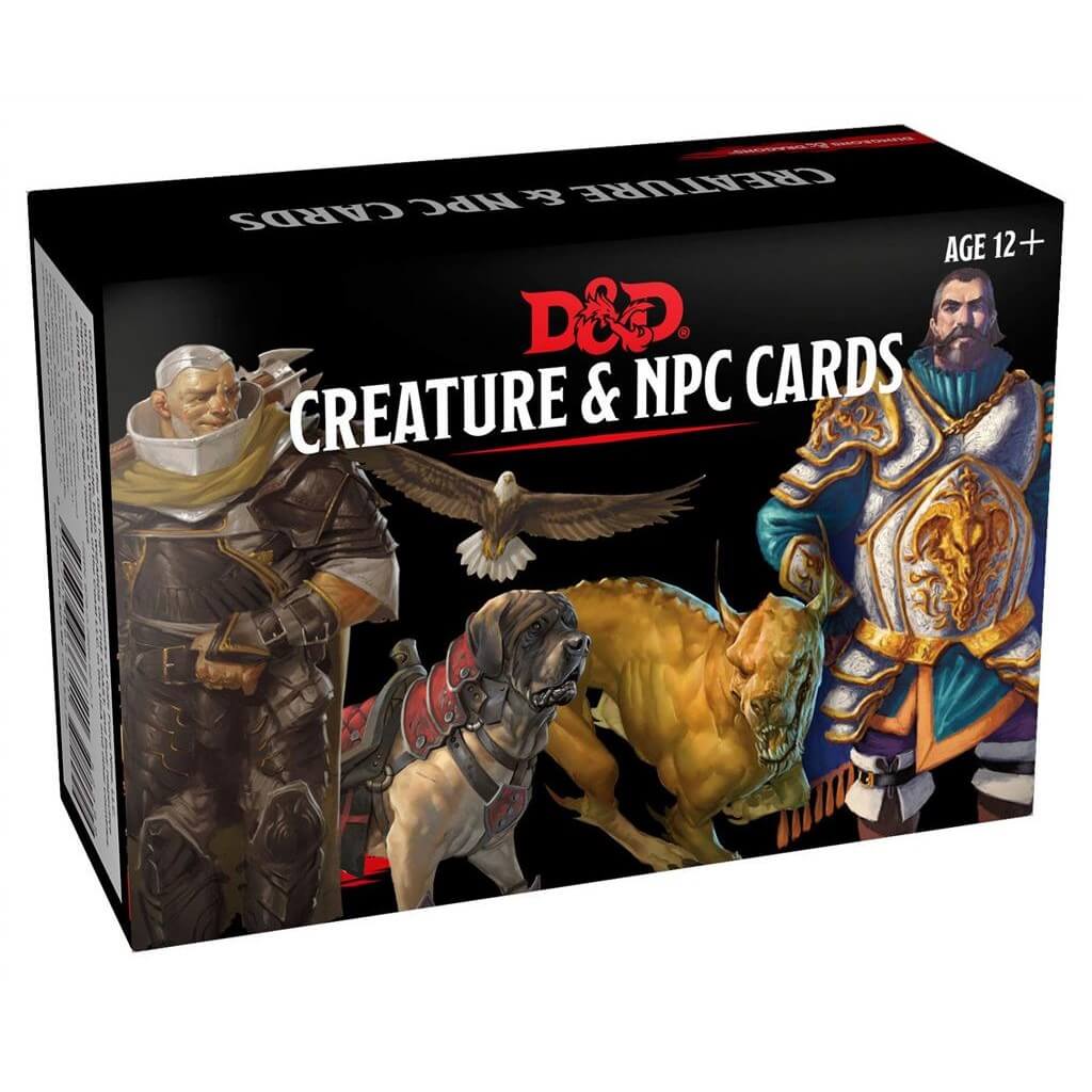 D&D Monster Cards - NPCs & Creatures (182 cards) - EN