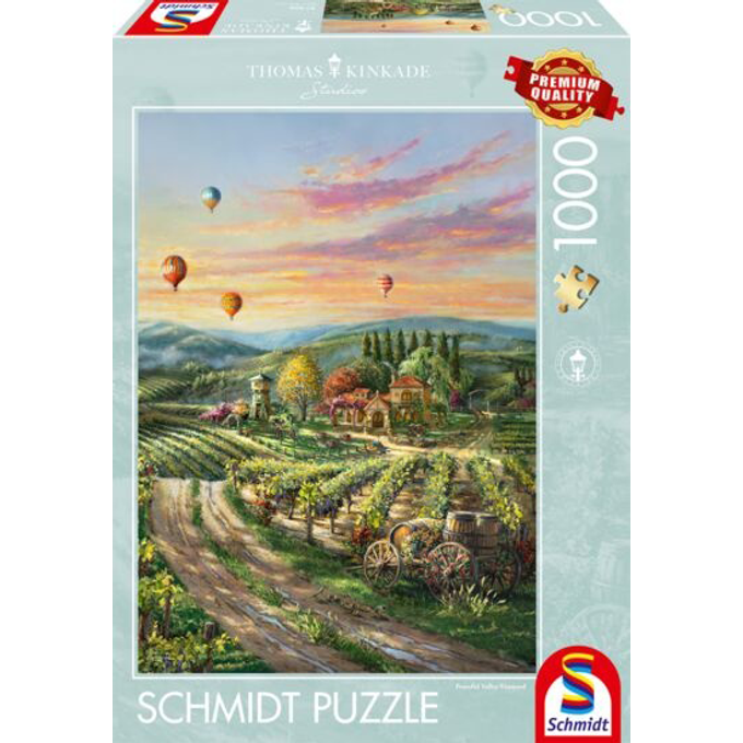 Peaceful Valley Vineyard, 1000 stukjes - Puzzel