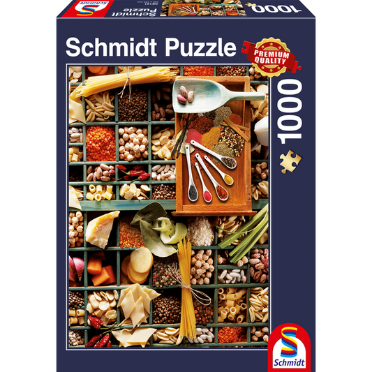 Keuken Potpourri, 1000 stukjes - Puzzel