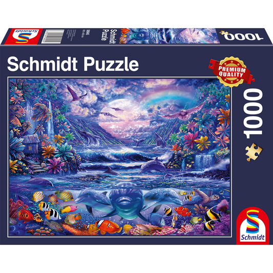 Maanlicht Oase, 1000 stukjes - Puzzel