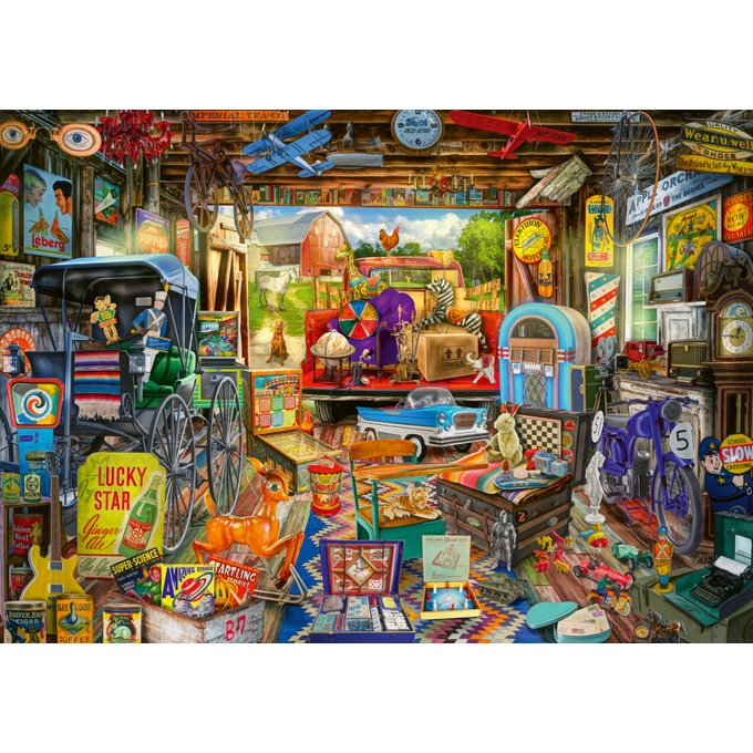 Garage Verkoop, 500 stukjes - Puzzel