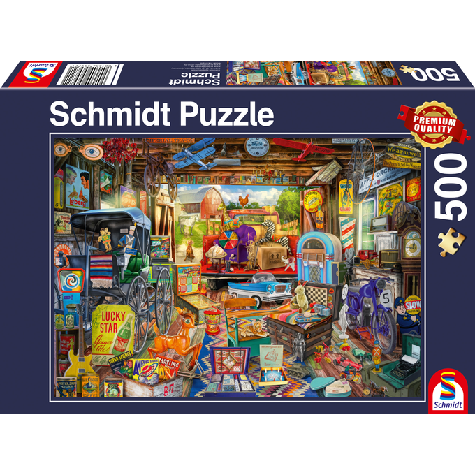 Garage Verkoop, 500 stukjes - Puzzel