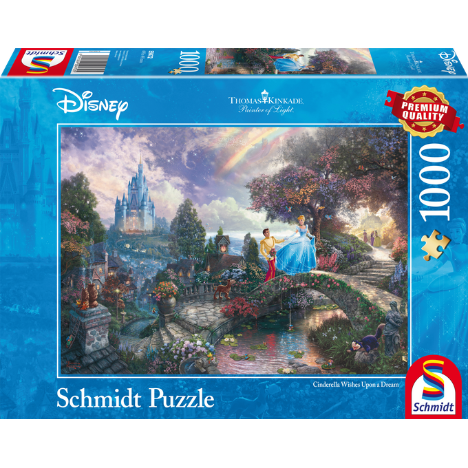 Disney Cinderella, 1000 stukjes - Puzzel