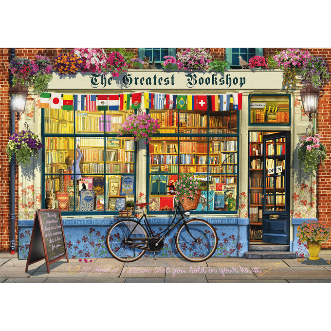 Boekhandel, 1000 stukjes - Puzzel