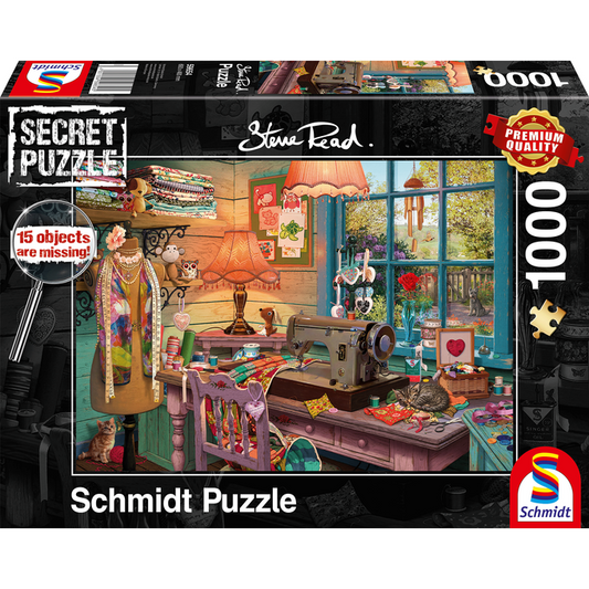 In het Naai Atelier, 1000 stukjes - Puzzel