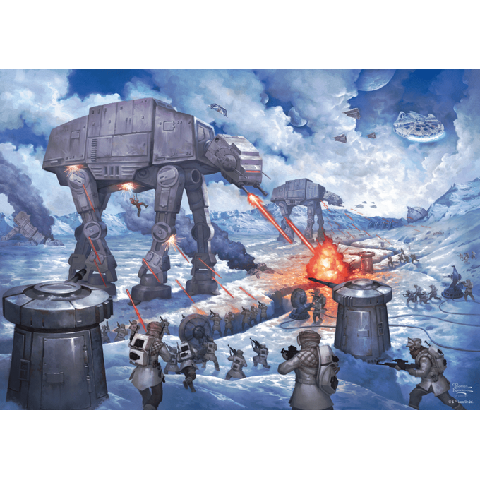 Star Wars, de slag om Hoth, 1000 stukjes - Puzzel