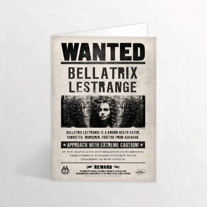 Bellatrix Lestrange Lenticular Notecard