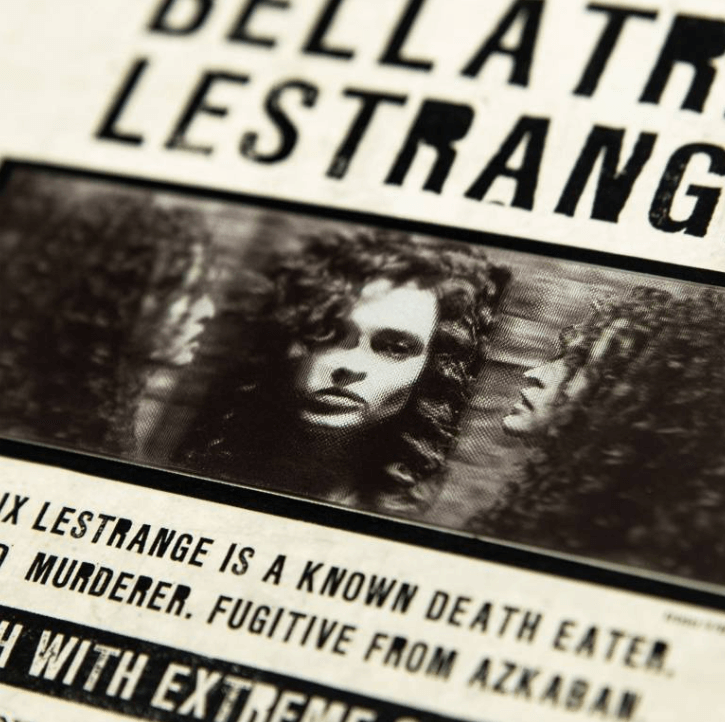 Bellatrix Lestrange Lenticular Notecard