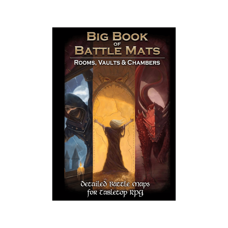 Loke BattleMats - The Big Book of Battle Mats: Rooms, Vaults & Chambers