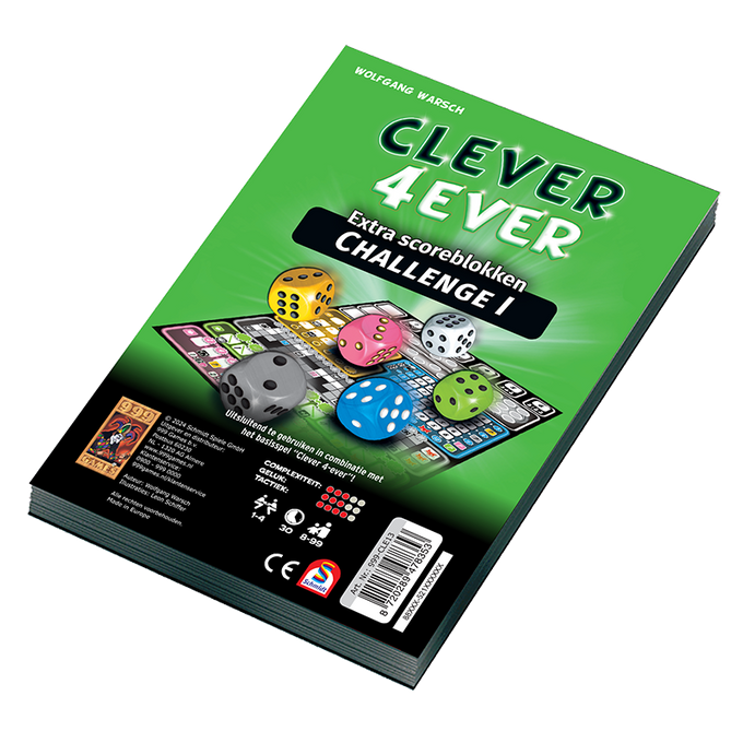 Scoreblokken Clever 4Ever Challenge - Dobbelspel