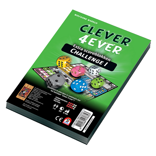 Scoreblokken Clever 4Ever Challenge - Dobbelspel