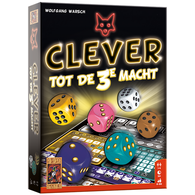 Clever tot de 3e macht - Dobbelspel